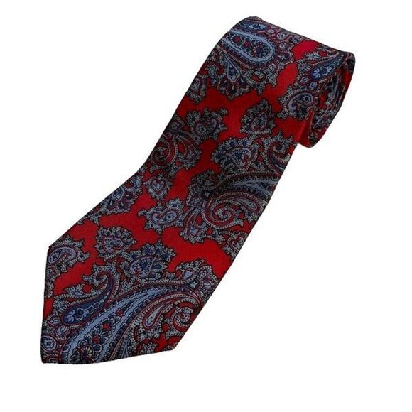 Dior EUC Authentic 100% Silk Paisley Tie - Picture 1 of 6